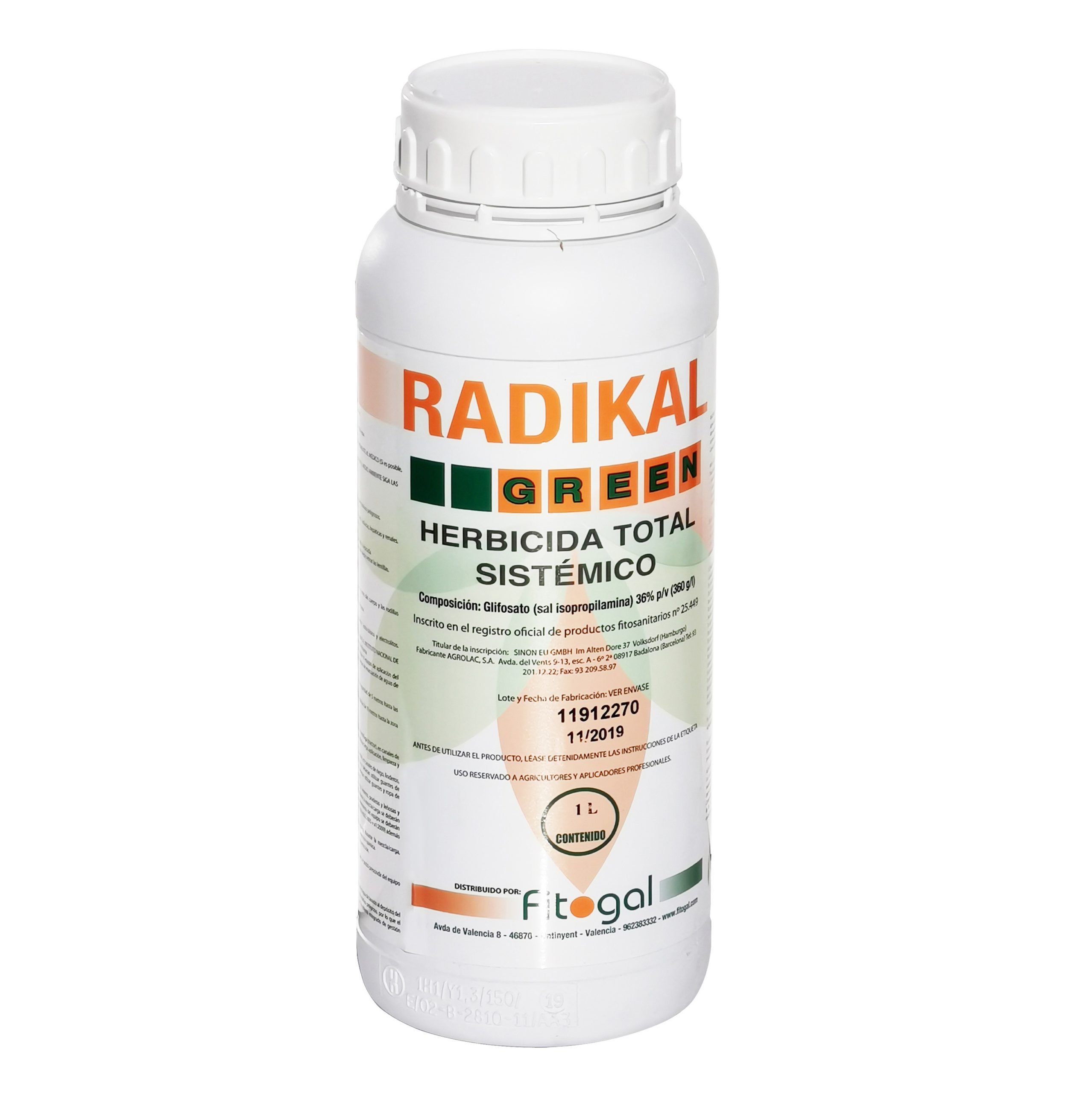 Herbicide Radikal Professionnel 1L tous jardins