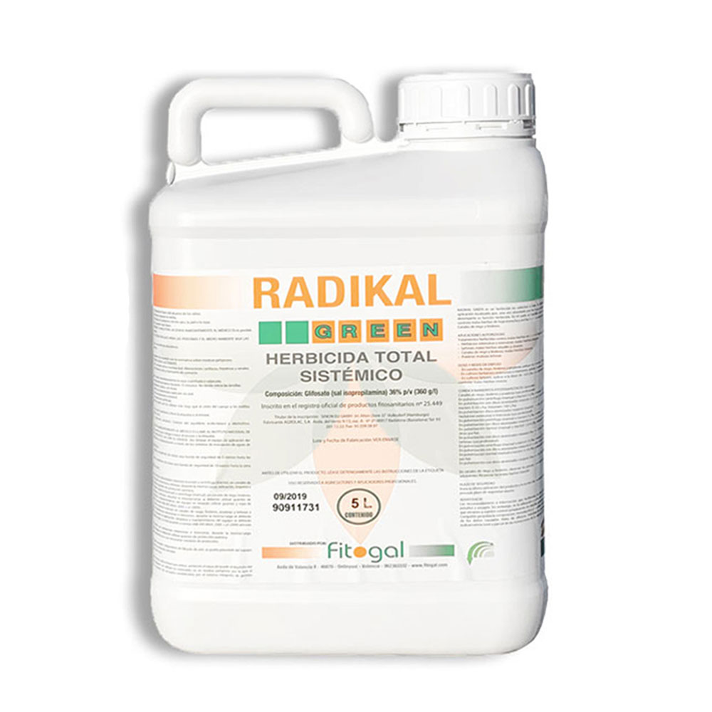 Desherbant RADIKAL Glyphosate herbicide 5L