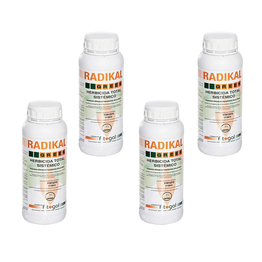 Herbicide Radikal Professionnel 4x1L tous jardins